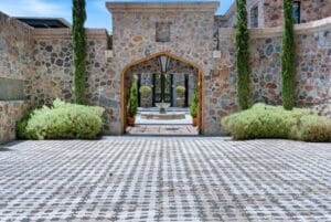 Casona de la Canal, entrada pricipal.